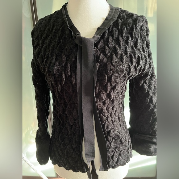 Beautiful black small jacket by Siste’s Italy - Picture 1 of 6